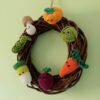 Amigurumi "Love your Veg" wreath