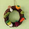 Amigurumi "Love your Veg" wreath